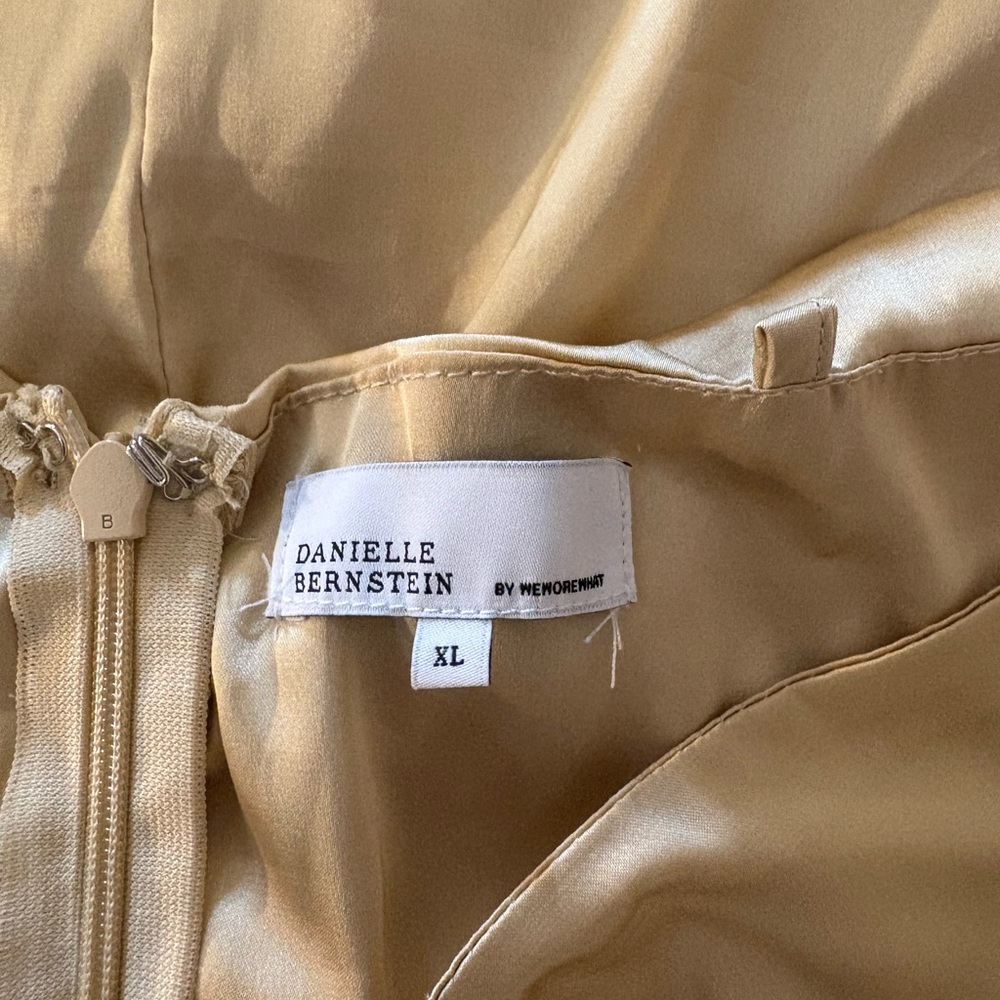 Danielle Bernstein Gold Dress - Picture 2 of 7
